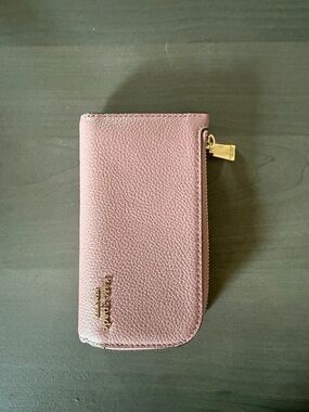 Kate Spade Devin Small Compact Pebbled Wallet - Dusk Rose